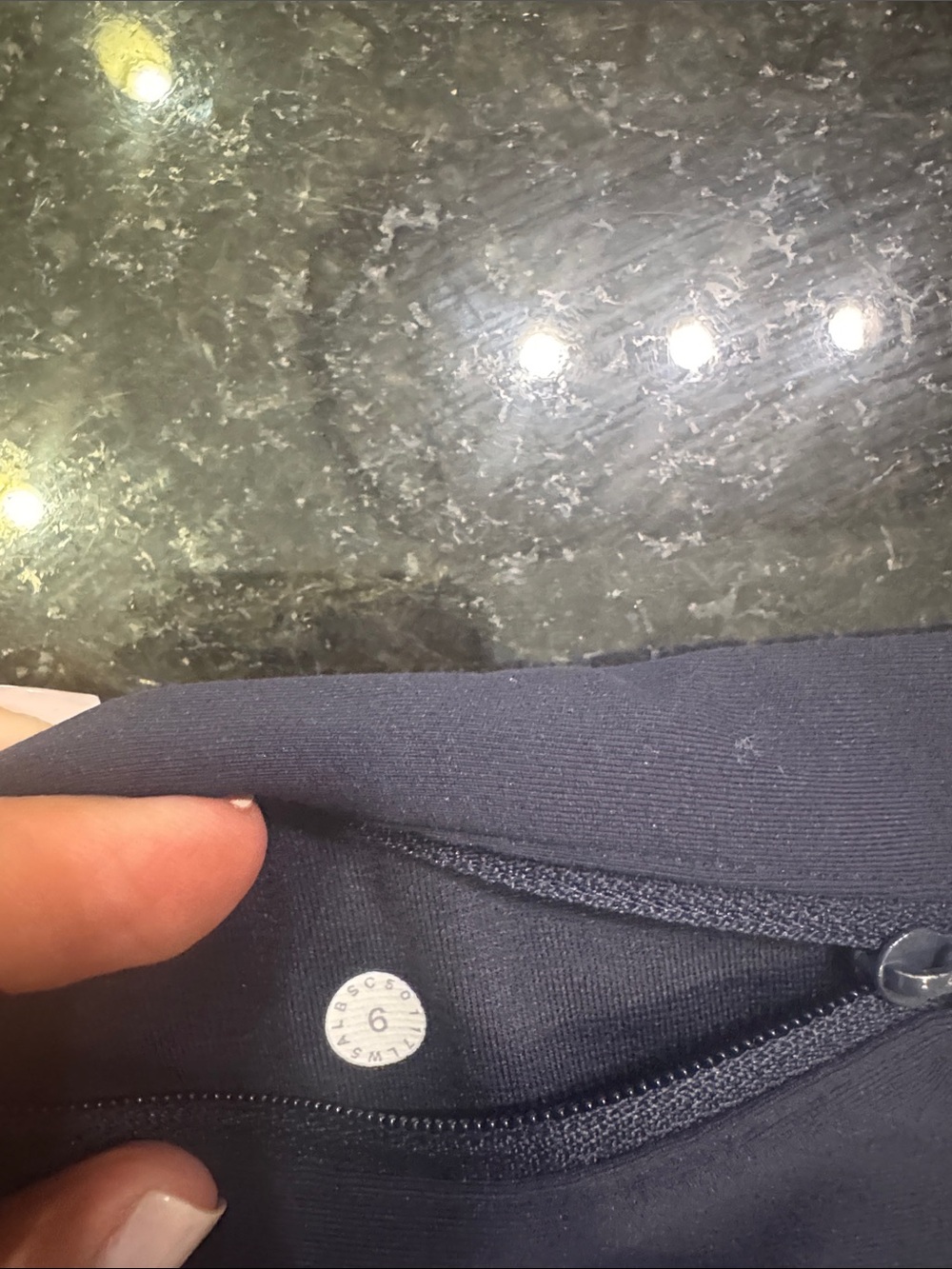 lululemon athletica Navy Zip Pocket Leggings